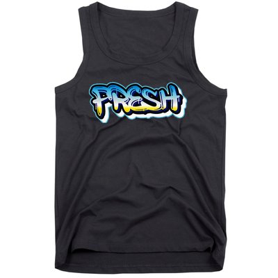 Fresh Old School Graffiti Style Funny Graffiti Graphic Tank Top