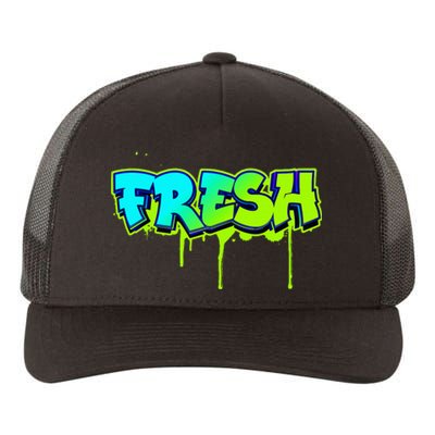 Fresh Old School Graffiti Style Funny Graffiti Graphic Yupoong Adult 5-Panel Trucker Hat