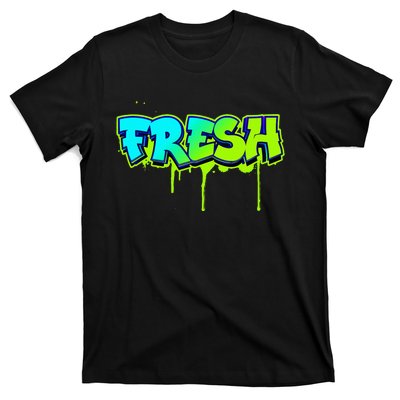 Fresh Old School Graffiti Style Funny Graffiti Graphic T-Shirt