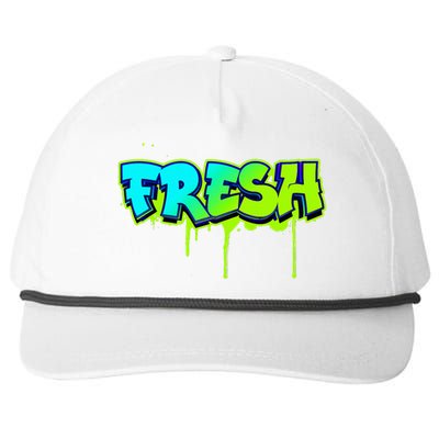 Fresh Old School Graffiti Style Funny Graffiti Graphic Snapback Five-Panel Rope Hat