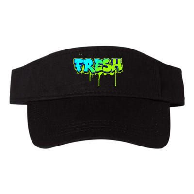 Fresh Old School Graffiti Style Funny Graffiti Graphic Valucap Bio-Washed Visor