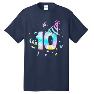 Funny Out Single Digits Im 10 Year Old 2 Sided 10th Birthday Tall T-Shirt