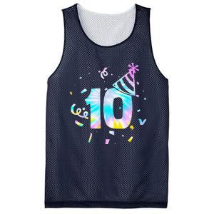 Funny Out Single Digits Im 10 Year Old 2 Sided 10th Birthday Mesh Reversible Basketball Jersey Tank