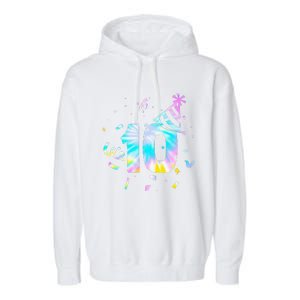 Funny Out Single Digits Im 10 Year Old 2 Sided 10th Birthday Garment-Dyed Fleece Hoodie