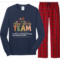 Front Office Squad Team For Administrative Assistants Long Sleeve Pajama Set