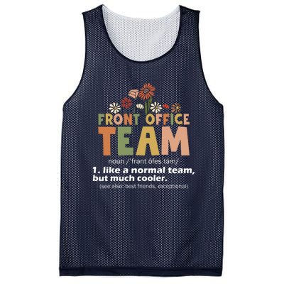 Front Office Squad Team For Administrative Assistants Mesh Reversible Basketball Jersey Tank