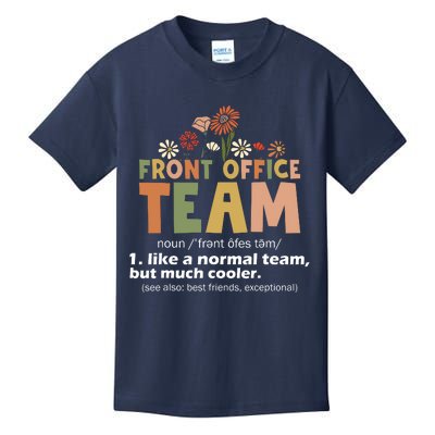 Front Office Squad Team For Administrative Assistants Kids T-Shirt