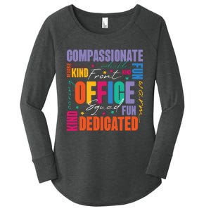 Front Office Squad Front Office Secretary Team Women's Perfect Tri Tunic Long Sleeve Shirt