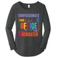 Front Office Squad Front Office Secretary Team Women's Perfect Tri Tunic Long Sleeve Shirt