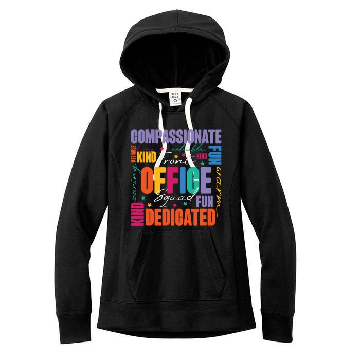 Front Office Squad Front Office Secretary Team Women's Fleece Hoodie