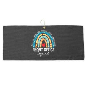 Front Office Squad School Admin Administrative Assistant Large Microfiber Waffle Golf Towel