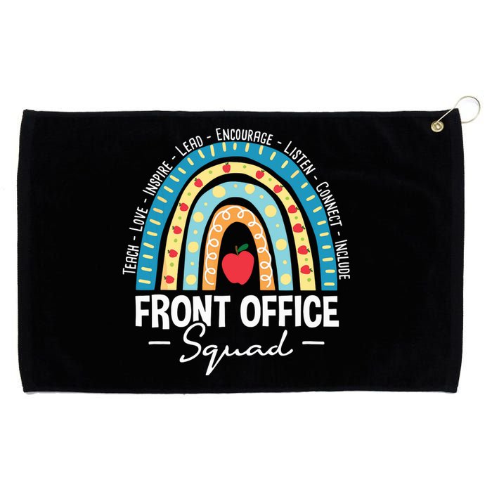 Front Office Squad School Admin Administrative Assistant Grommeted Golf Towel