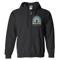 Front Office Squad School Admin Administrative Assistant Full Zip Hoodie