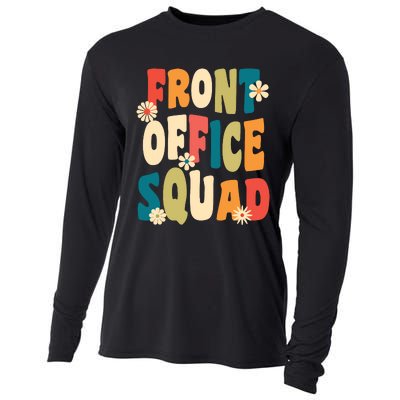 Front Office Squad Team For Administrative Assistants Cooling Performance Long Sleeve Crew