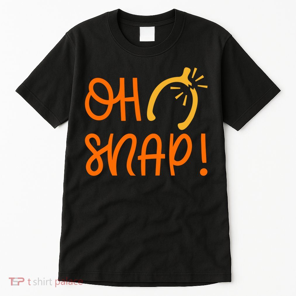 Funny Oh Snap Thanksgiving Turkey Wishbone Tall T-Shirt