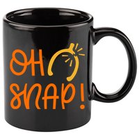 Funny Oh Snap Thanksgiving Turkey Wishbone 11oz C Handle Ceramic Mug