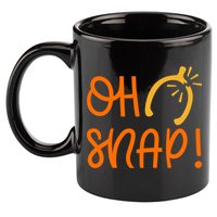 Funny Oh Snap Thanksgiving Turkey Wishbone 11oz C Handle Ceramic Mug