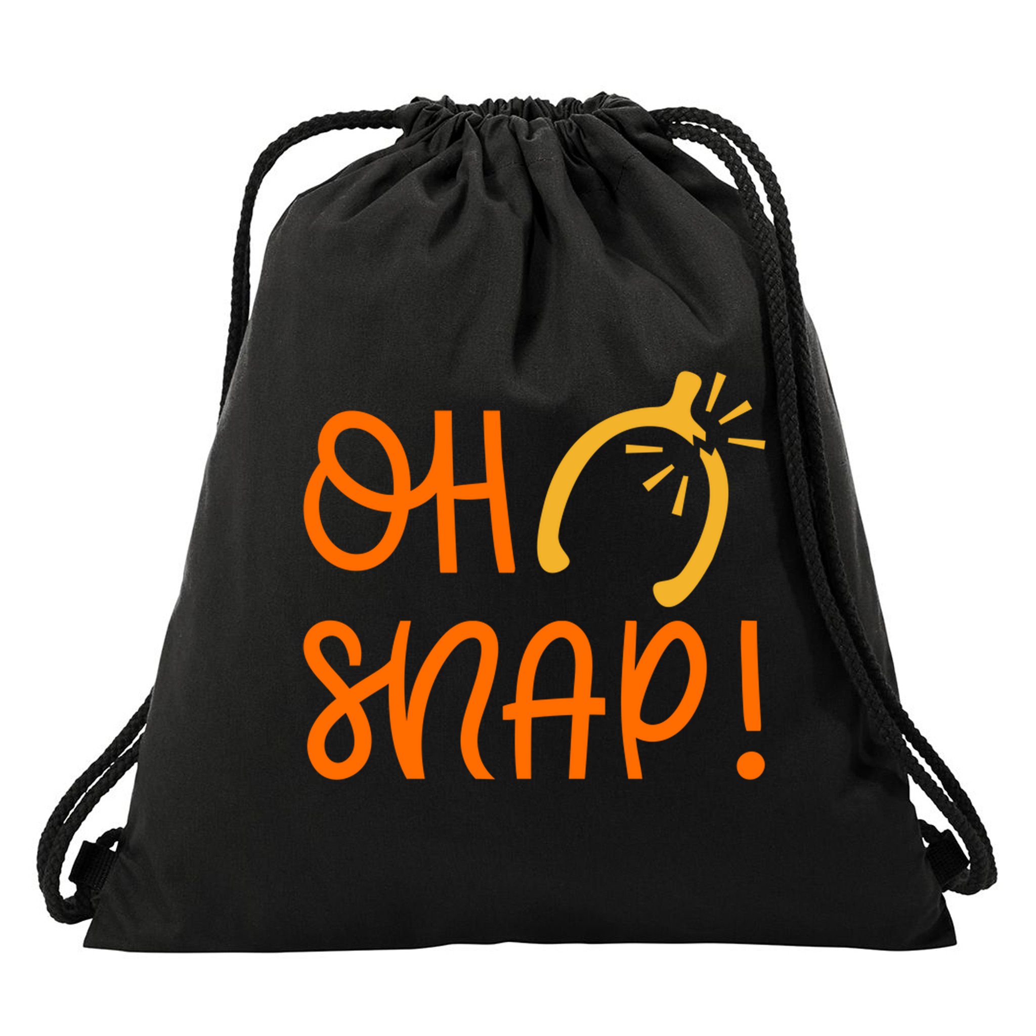 Funny Oh Snap Thanksgiving Turkey Wishbone Drawstring Bag