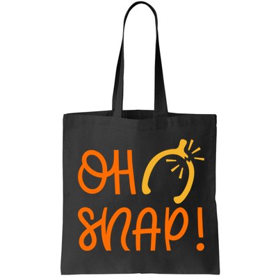 Funny Oh Snap Thanksgiving Turkey Wishbone Bag