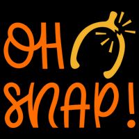 Funny Oh Snap Thanksgiving Turkey Wishbone Magnet
