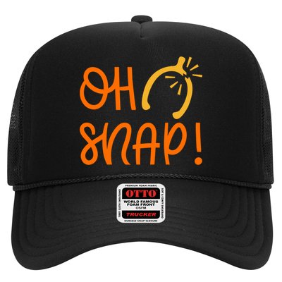 Funny Oh Snap Thanksgiving Turkey Wishbone Trucker Hat