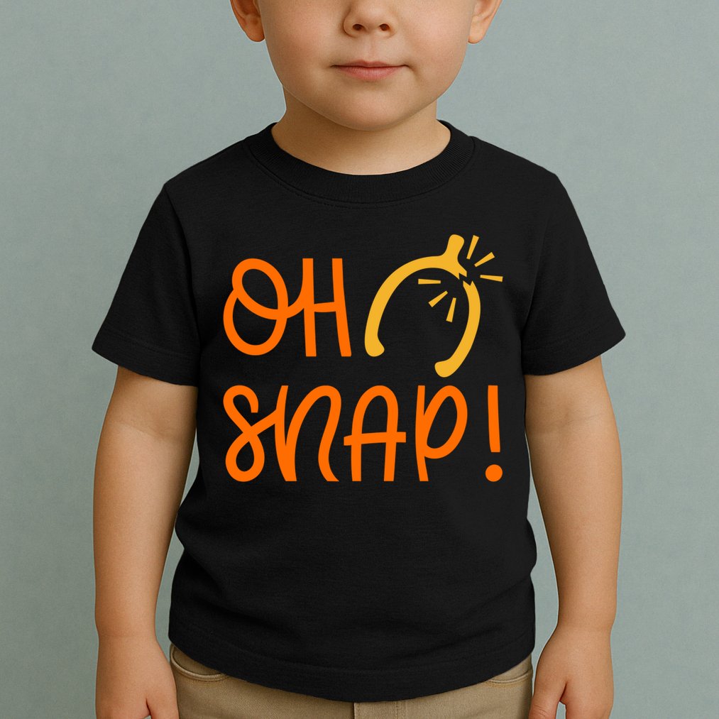 Funny Oh Snap Thanksgiving Turkey Wishbone Toddler T-Shirt