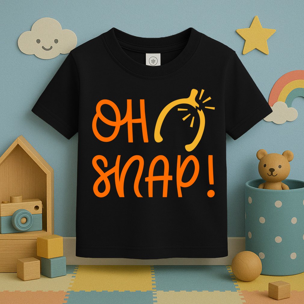 Funny Oh Snap Thanksgiving Turkey Wishbone Toddler T-Shirt