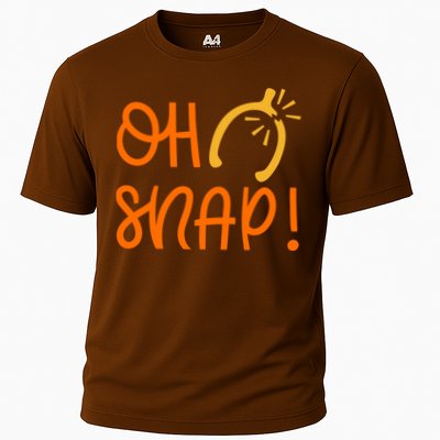Funny Oh Snap Thanksgiving Turkey Wishbone Performance Shirt