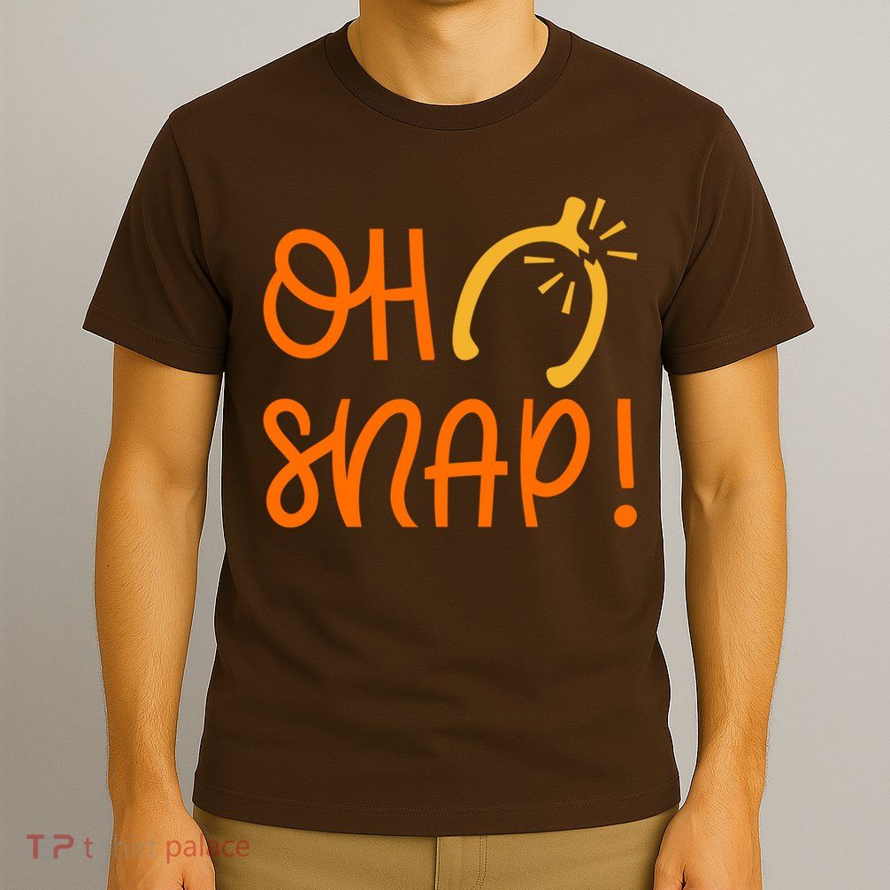 Funny Oh Snap Thanksgiving Turkey Wishbone T-Shirt