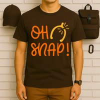 Funny Oh Snap Thanksgiving Turkey Wishbone T-Shirt