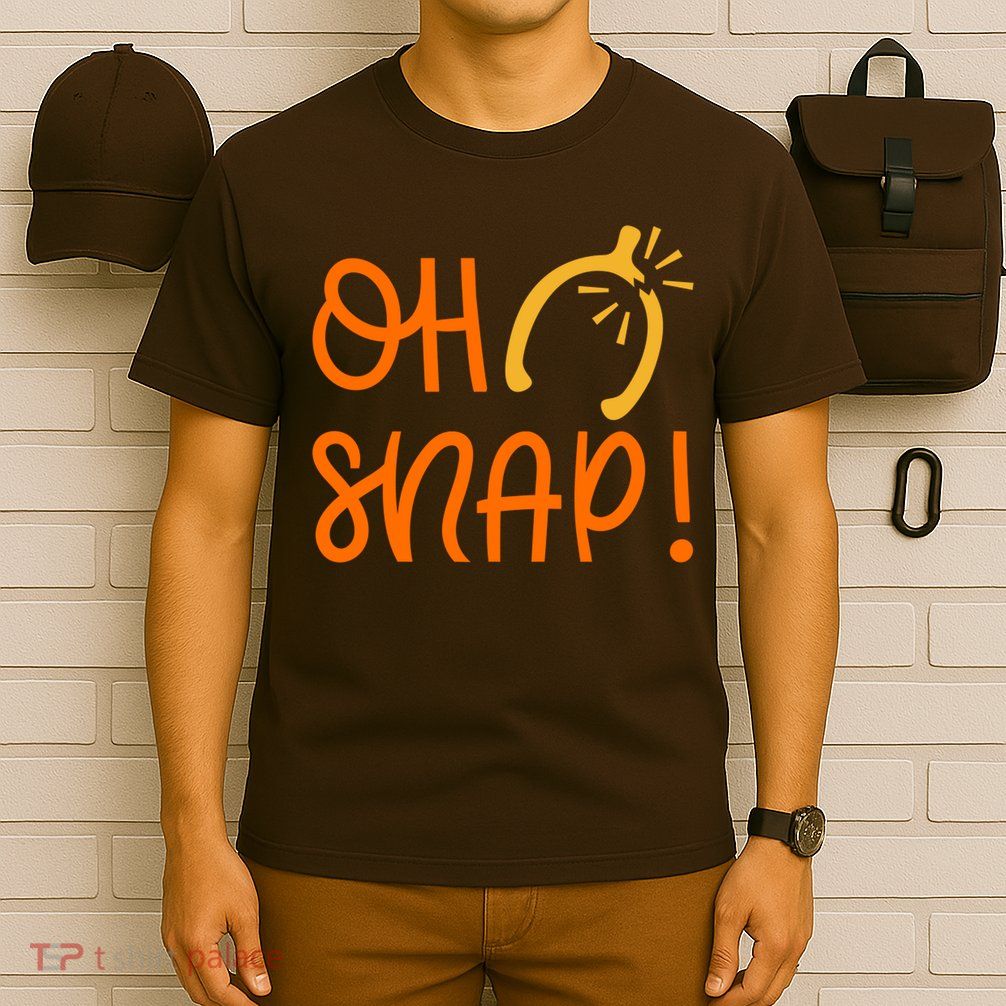 Funny Oh Snap Thanksgiving Turkey Wishbone T-Shirt