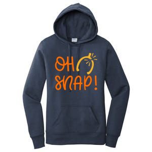 Funny Oh Snap Thanksgiving Turkey Wishbone Women's Pullover Hoodie