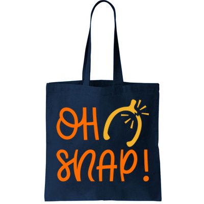 Funny Oh Snap Thanksgiving Turkey Wishbone Tote Bag