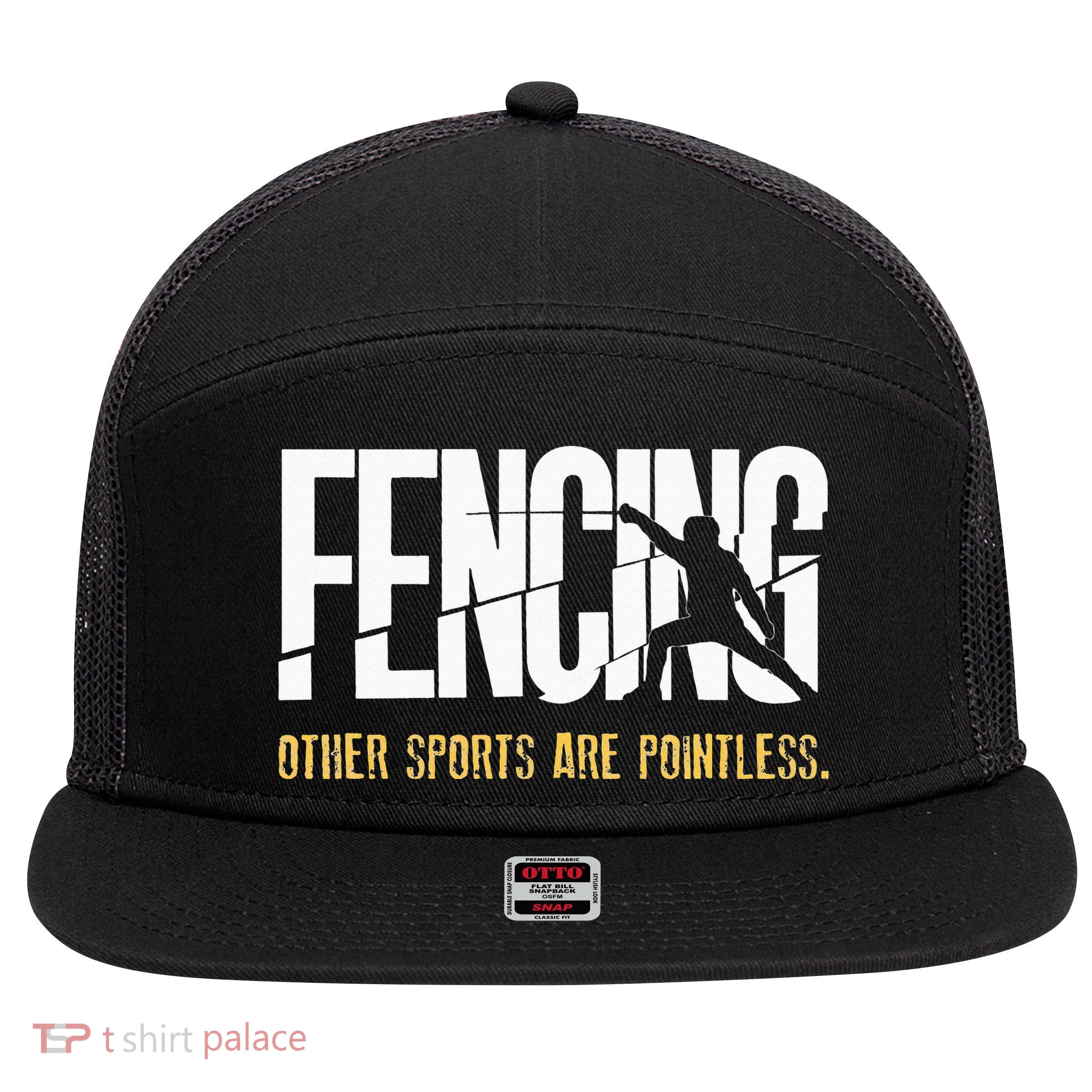 Fencing Other Sports Are Pointless Fencer Epee Fencing 7 Panel Mesh Trucker Snapback Hat