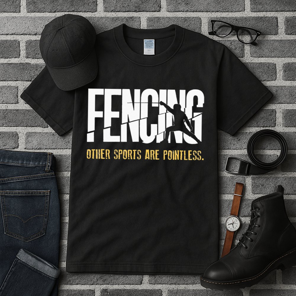 Fencing Other Sports Are Pointless Fencer Epee Fencing Tall T-Shirt