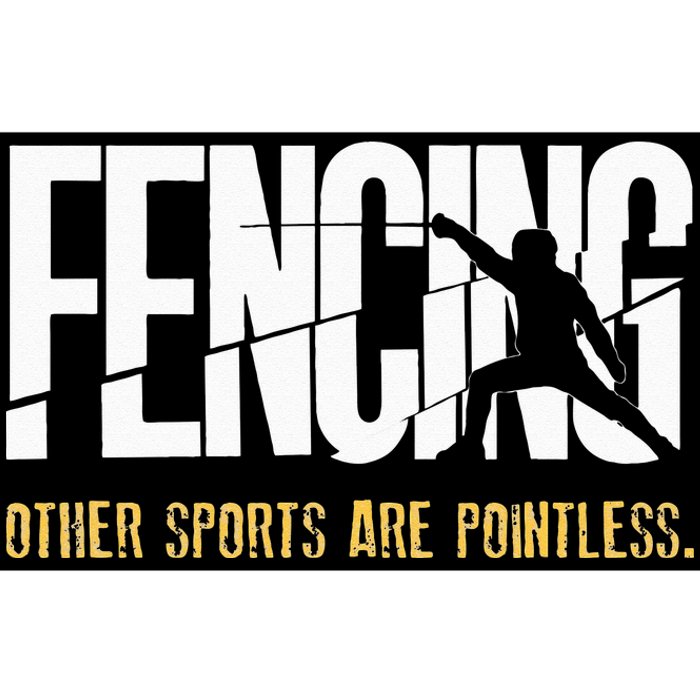 Fencing Other Sports Are Pointless Fencer Epee Fencing Bumper Sticker