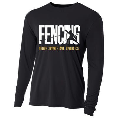 Fencing Other Sports Are Pointless Fencer Epee Fencing Cooling Performance Long Sleeve Crew