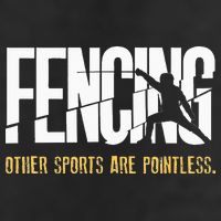 Fencing Other Sports Are Pointless Fencer Epee Fencing Golf Towel