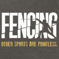 Fencing Other Sports Are Pointless Fencer Epee Fencing Cotton Canvas Backpack