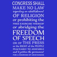 Freedom Of Speech American Bill Of Rights Gift Magnet