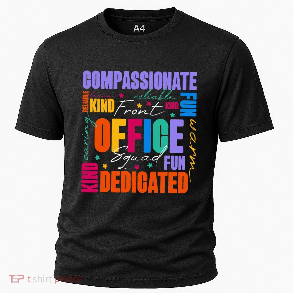Front Office Squad Front Office Secretary Team Cooling Performance Crew T-Shirt