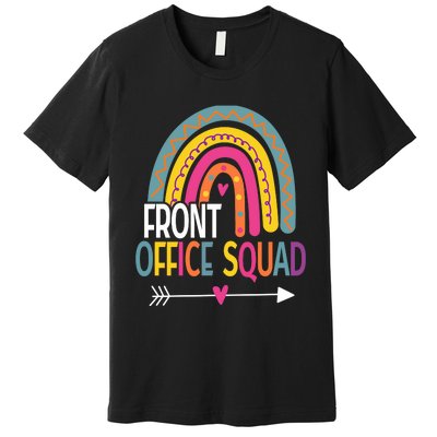 Front Office Squad Rainbow Vintage Premium T-Shirt