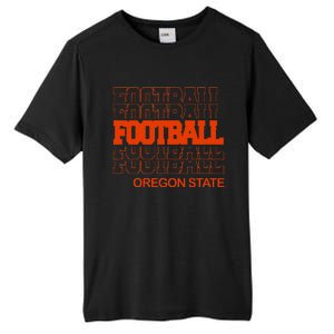 Football Oregon State In Modern Stacked Lettering Tall Fusion ChromaSoft Performance T-Shirt