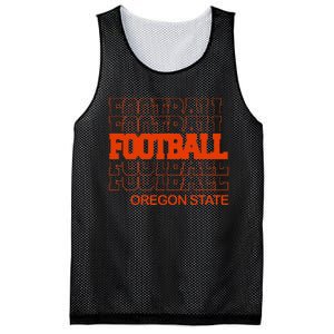 Football Oregon State In Modern Stacked Lettering Mesh Reversible Basketball Jersey Tank