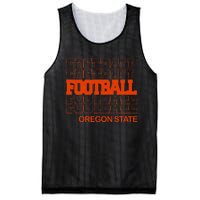 Football Oregon State In Modern Stacked Lettering Mesh Reversible Basketball Jersey Tank