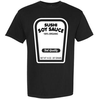 Funny Organic Soy Sauce Halloween Costume Condiment Garment-Dyed Heavyweight T-Shirt