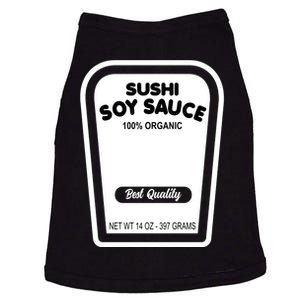 Funny Organic Soy Sauce Halloween Costume Condiment Doggie Tank