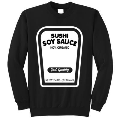 Funny Organic Soy Sauce Halloween Costume Condiment Sweatshirt