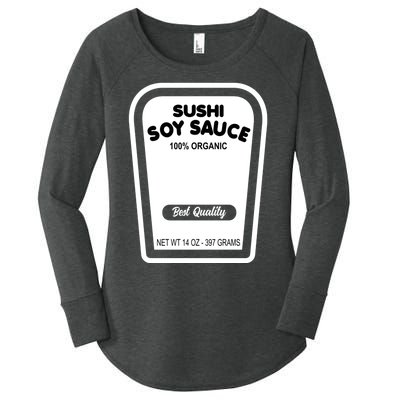 Funny Organic Soy Sauce Halloween Costume Condiment Women's Perfect Tri Tunic Long Sleeve Shirt