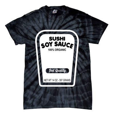 Funny Organic Soy Sauce Halloween Costume Condiment Tie-Dye T-Shirt